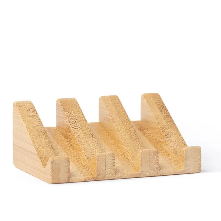 Bamboo Vertical Waterfall Soap Dish
