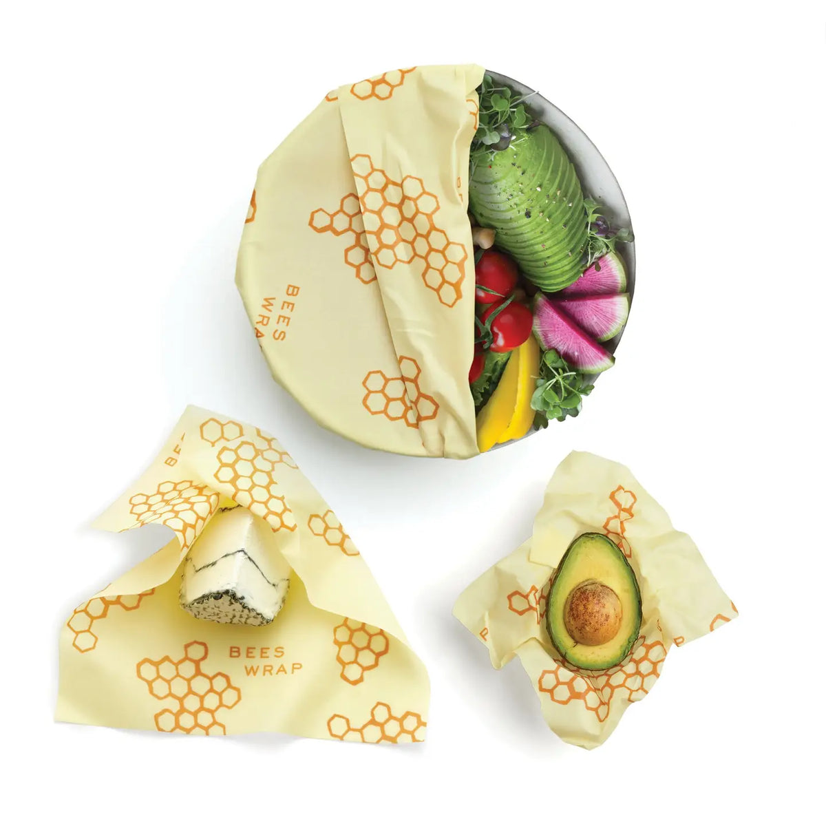 Beeswax Food Wrap - Assorted 3 Pack