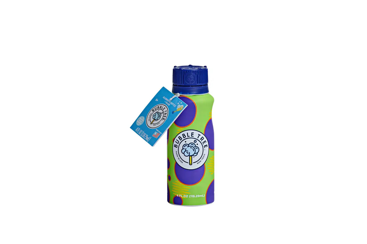 Aluminum Bubble Bottle &amp; Wand
