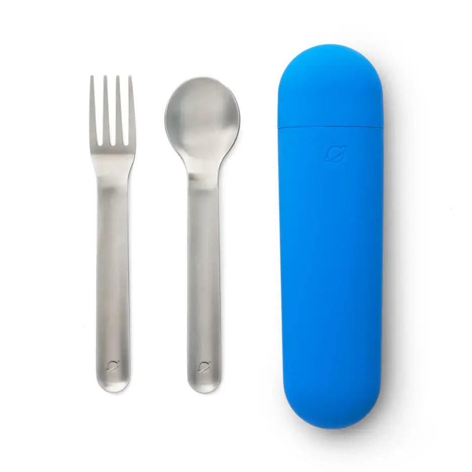 Kids Stainless Steel Utensil Set with Carrying Case