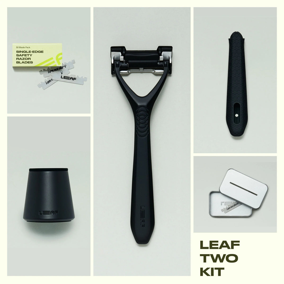 2-Blade Pivoting Head Razor Kit