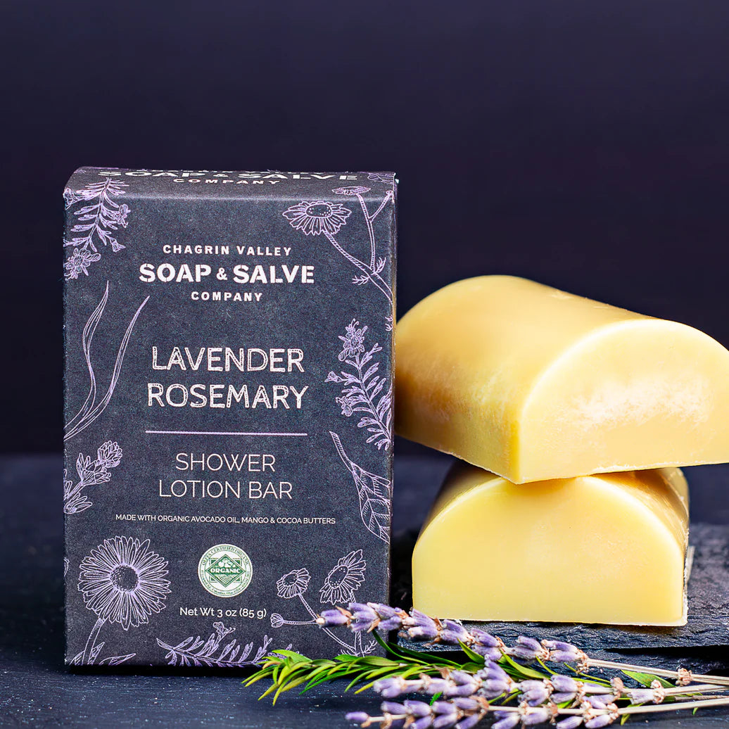 Lavender Rosemary After Shower Lotion Bar