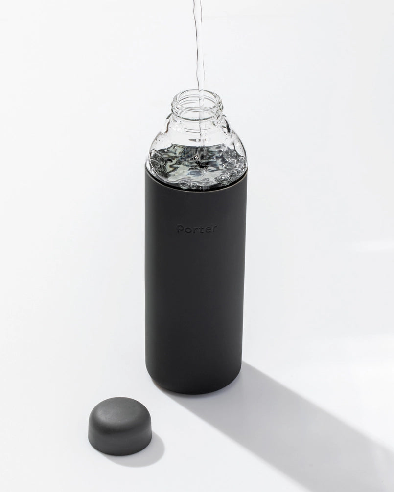 Reusable Glass Water Bottle - 20oz