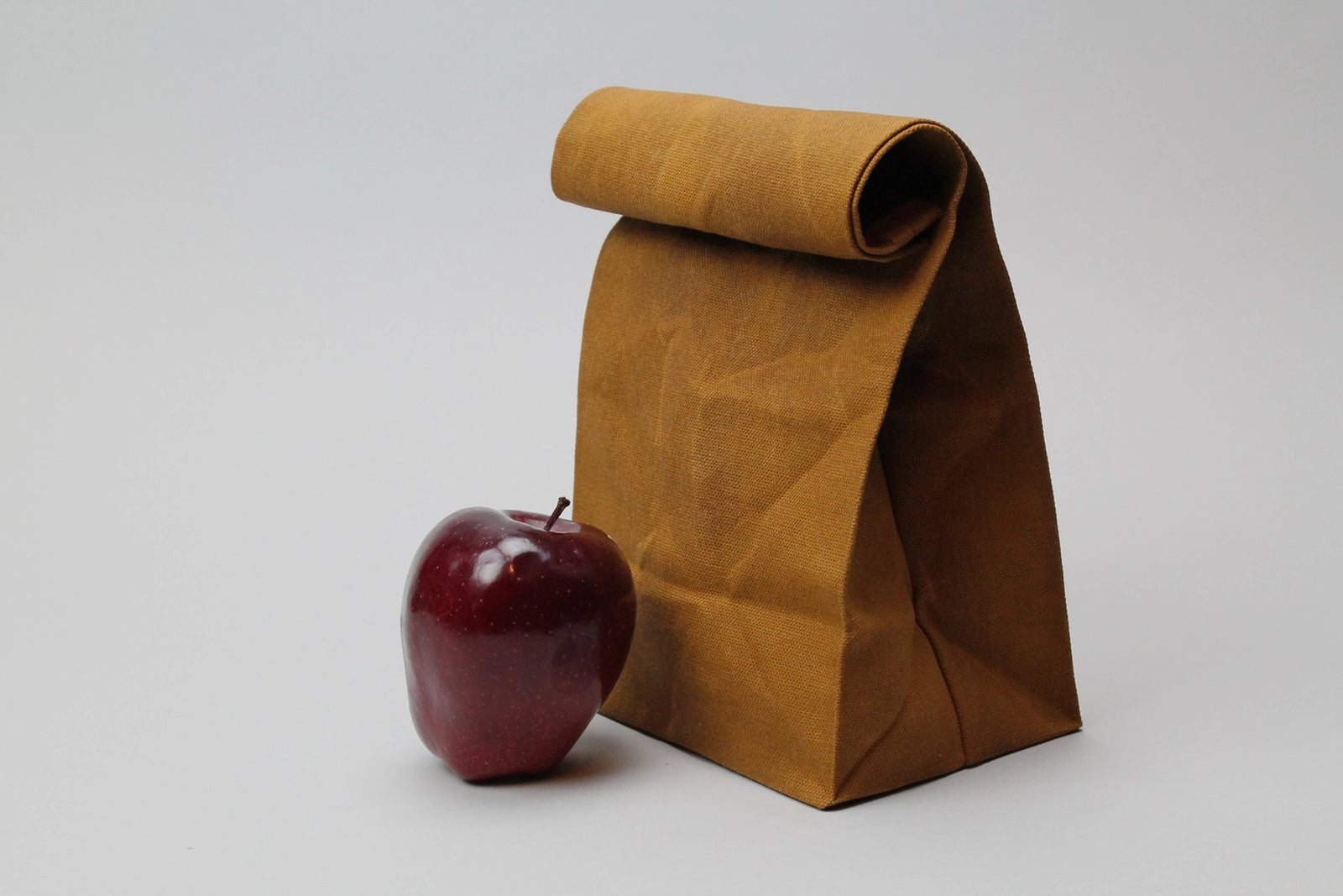 Handmade Waxed Brown Bag