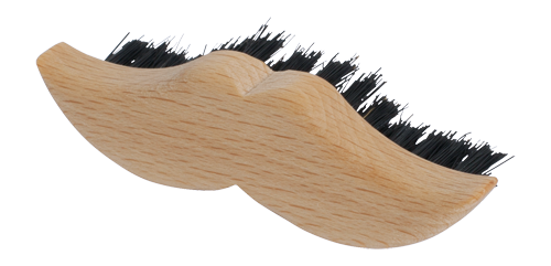 Men's Boar Mustache Brush