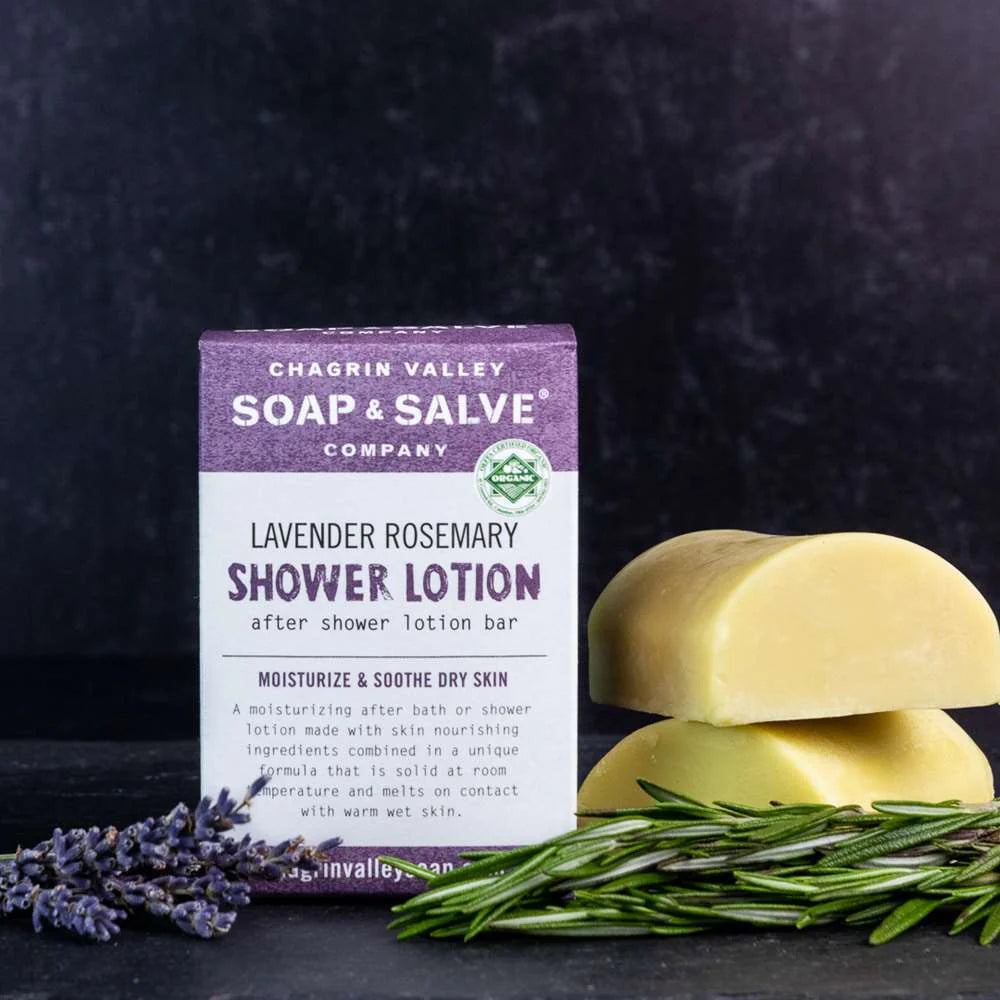 Lavender Rosemary After Shower Lotion Bar