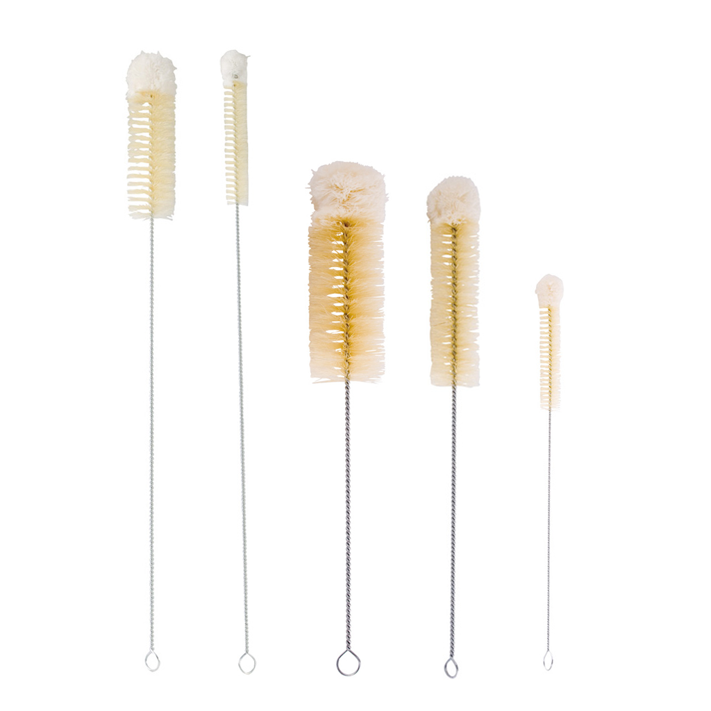 Bottle Cleaning Brushes with Wool Tips