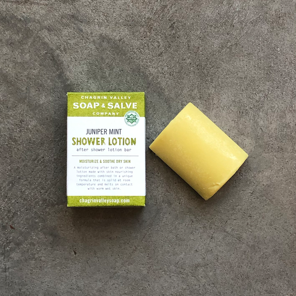 Juniper Mint After Shower Lotion Bar