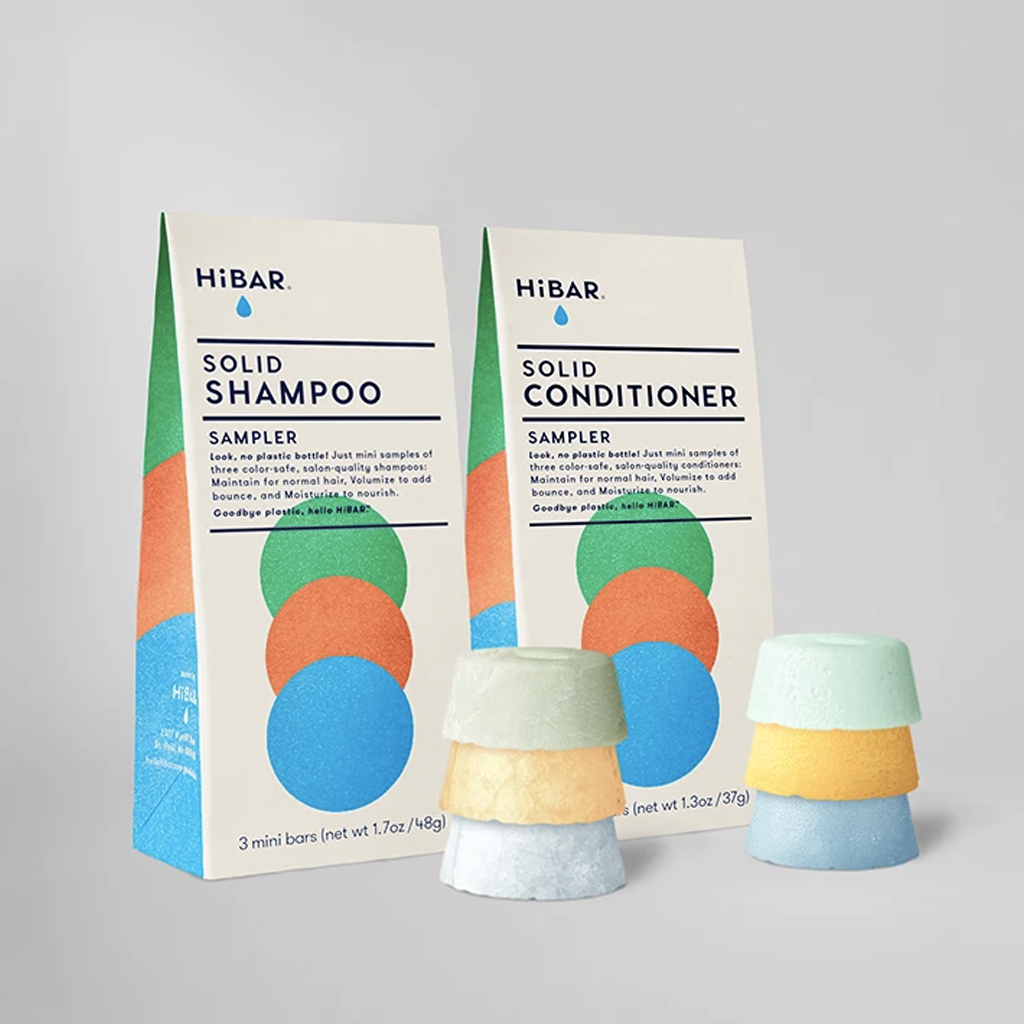 HiBAR Shampoo + Conditioner Sampler Packs