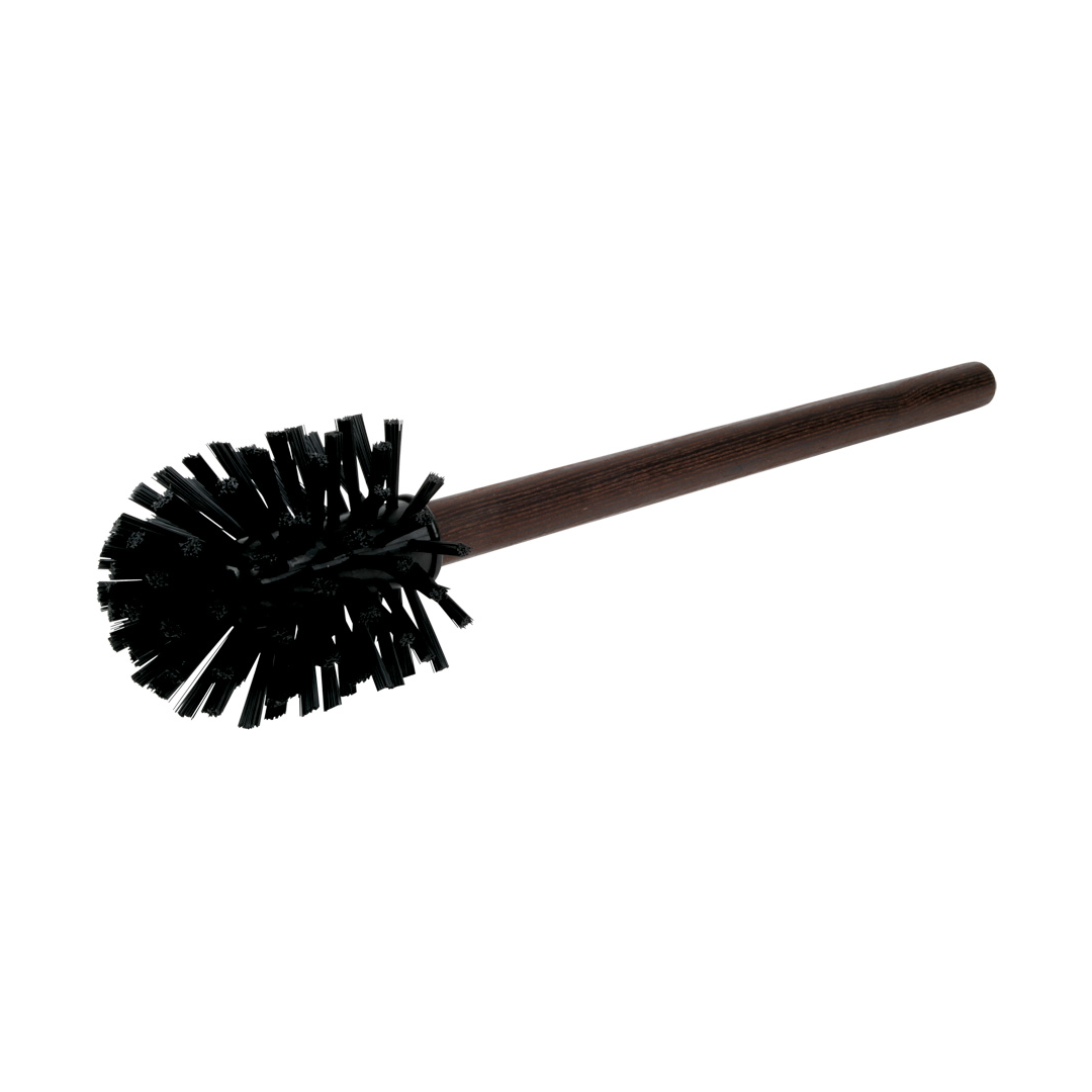 Wood Handle Toilet Brush + Replaceable Heads